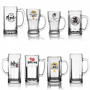 [Hot Item] Beer Drinking Bar Glass Mugs with Handle