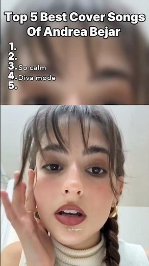Top 5 Andrea Bejar Cover #singing #andreabejar #shorts #cover