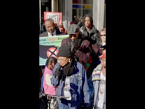 Sheletta leads protests at Target HQ