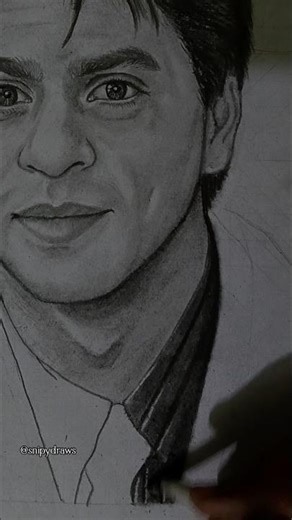 lets draw my fav actor (SRK)#shorts #sketch #drawing #portrait #srk #art #artist #pencildrawing #og