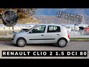 L'ESSAI : Renault Clio II 1.5 DCI 80 Privilège "Seulement 4,3 L/100 !?"