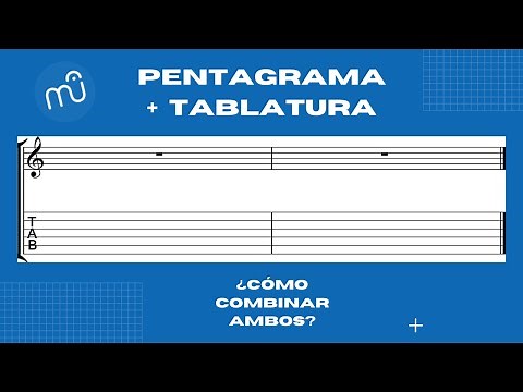 COMBINAR PENTAGRAMA y TABLATURA en MuseScore! (Tutorial) | Pentagrama/Tablatura enlazado