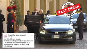 Fact Check: Netizens drive on the wrong side of facts on PM Modi’s Italy tour