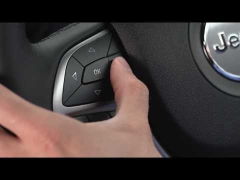 Instrument Cluster Display-Digital dashboard on the car instrument panel of 2018 Jeep Grand Cherokee