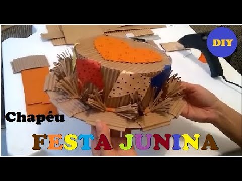 How to make a 100% cardboard JUNINA PARTY HAT