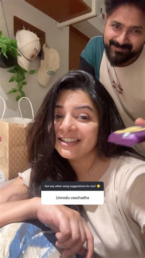 One random singing moment☺️ | Namma Ooru Couple | Kriti & Ifthi #shorts