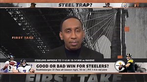 Pittsburgh Steelers fan Stephen A. Smith blasted the team's performance against the Baltimore Ravens. | ESPN First Take