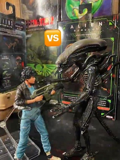 RIPLEY 🆚 ALIENS #neca #stopmotion #eloctavopasajero #alien #xenomorph #aliens