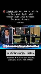 🚨 #BREAKING: FBI Field Office in New York Rocks with Resignation Amid Epstein Document Scandal 📌 #Corruption | #EpsteinDocuments (What Happened) • James Dennehy, head of the FBI’s New York field office, has resigned following accusations from the Department of Justice that his office hid thousands of Epstein-related documents. • Dennehy claims he was forced to resign without explanation, only being told to submit his retirement papers. (The Positives) • The resignation signals increased scruti