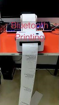 Android iOS Bluetooth Printing Setup with Dlabel App
