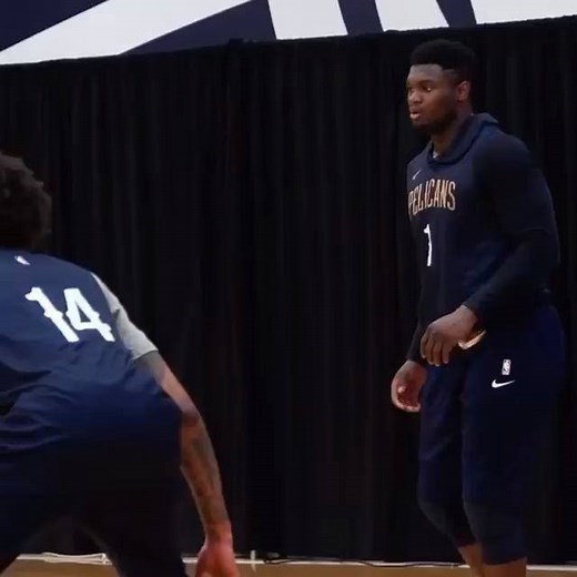 8.4K views · 96 reactions | Zion Williamson in the lab, perfecting his powerful dunks!  #OnlyHere | NBA Philippines | Facebook