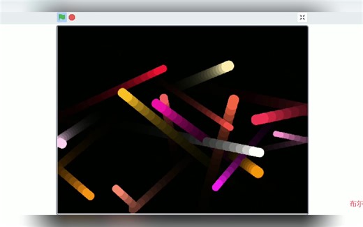 小球碰撞反弹 带残影效果【scratch篇】