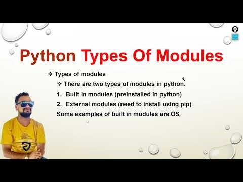 Python Session 11 Python Types of Modules