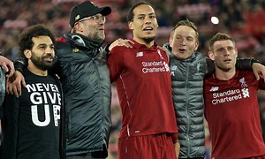 Free: Watch Reds players and fans sing YNWA after stunning Barca win