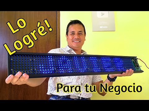How I made my Led Panel, ..ARTESANAL AND 100% OPERATIONAL!