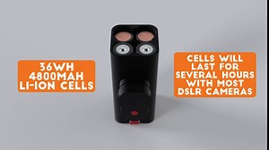 JUICEBOX External Battery Kit for Canon LP-E6 Cameras (5D, 6D & 7D Series, 60D, 70D, 80D, BMPCC 4K/6K, More)