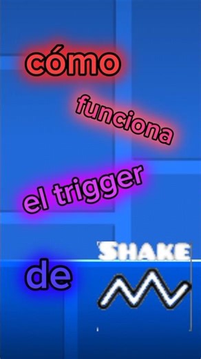 cómo funciona el trigger de shake #geometrydash #shorts