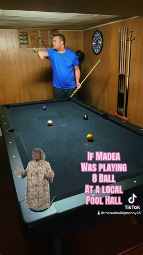 If #madea Was playing #8ball At a local Pool Hall #funny
