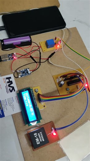 HVS-3105. Advanced Footstep Power Generation System Using RFID for Charging.