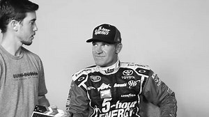 Getting Clint to try and film a commercial for Sunoco Racing new fragrance “Burnt Rubber” was well, interesting, to say the least. | Clint Bowyer