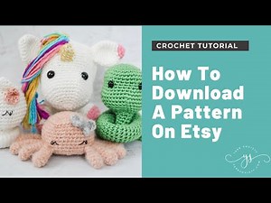 How To Download A PDF Crochet Pattern On Etsy