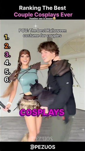 Ranking The Best Couple Cosplays Ever #ranking #usa #shortsviral