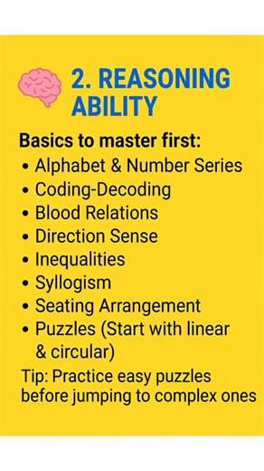 Start with basics and build logic step-by-step💪#BankingPrep#viralshorts#ytshorts#fyp#trending