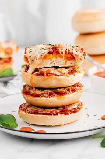 Air Fryer Pizza Bagels