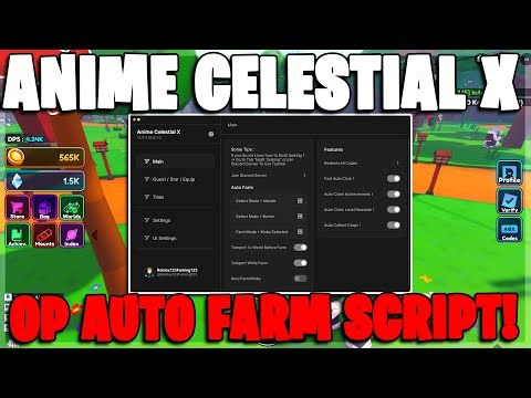 Anime Celestial X Script FAST AUTO FARM + INFINITE YEN & AUTO QUEST