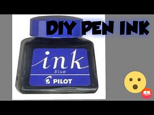 Easy way to make ink at home for pens || Art & Craft with Aroma 🌺
