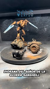 Por: leonova.forge vía TT. #Diorama #Halo #fblifestyle #Sangheili #ODST | Halo México