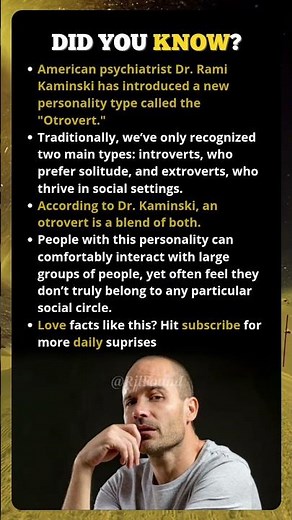 American Scientists Discover New Personality Type Called "Otrovert"