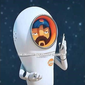 "The Best Delivery Man...📦" | #animation #shorts