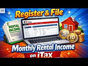 How to Register & File Monthly Rental Income (MRI) on iTax |Step-by-Step Guide 2025|Subtitles|Part 3
