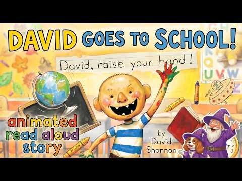 David Goes to School - Animated Read Aloud Story Book