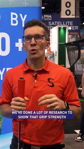 ✋🏻Grip strength is one of the hidden governors of club head speed. If your hands can’t create enough force into the grip, your brain won’t let you swing faster as a built-in safety mechanism to keep the club from flying out of your hands. Two populations this shows up the most in are seniors and ladies. We developed the SuperSpeed Squeeze as an easy tool to train static grip strength and dynamic grip pressures. It slips right over your own golf grip and includes guided training protocols in the