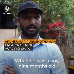 1.3M views · 39K reactions | This Indian father was unable to afford a toy car for his son - so he built a miniature version of an auto-rickshaw using recycled parts instead. | Al Jazeera English | Facebook