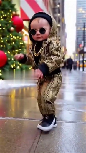 Why does this kid dance like he owns the place? 🤓🔥