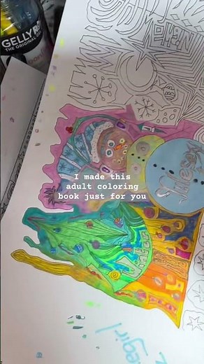 48 Holiday Coloring Book Pages - Adult Coloring