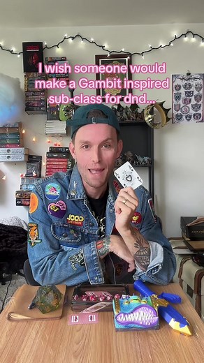 Play as a gambit inspired fighter at your next dnd table! 🃏 #dnd #dnd5e #ttrpg #dungeonsanddragons #dndtiktok #dndtok #ttrpgtoo #dungeonmaster #dndcharacter