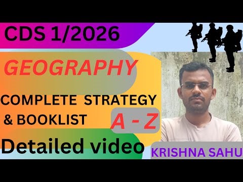 Geography strategy & booklist for CDS 1/2026