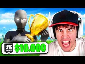 I played in a Fortnite tournament for $10,000…