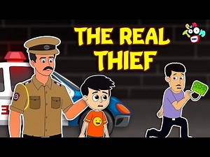 The Real Thief | Types of Thieves | Animated Stories | English Cartoon | Moral Stories | Puntoon