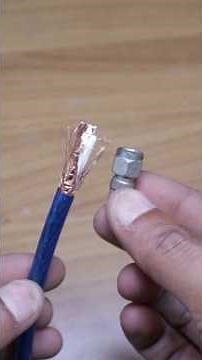 The Right Way to Install a Coaxial Cable Connector!