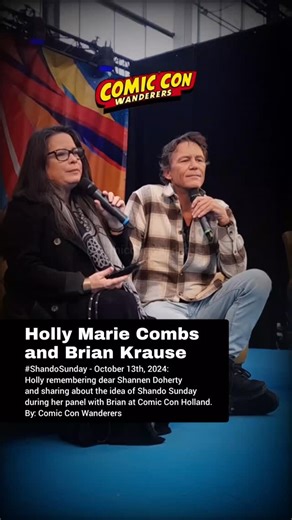 Holly Marie Combs on Shando Sunday and honoring Shannen Doherty at Comic Con Holland 2024 ✨ Throwback: During the Charmed panel on October 13, 2024, Holly Mrie Combs shared the story behind Shando Sunday. She wanted fans to see Shannen Doherty the way she knew her – the real person, her spirit, and the light she brought into our lives. Shando Sunday is now a special day to celebrate Shannen’s life, her legacy, and the love she shared with all of us. Thank you, Holly, for creating this beautiful 