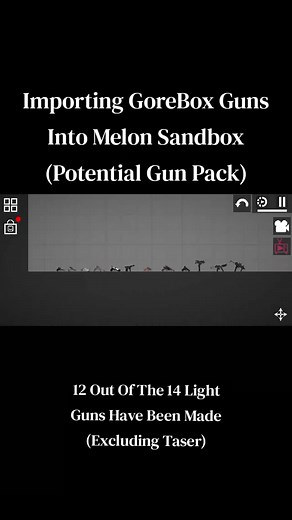 Importing GoreBox Guns into Melon Sandbox