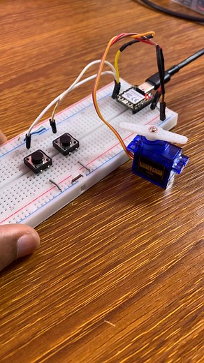 🔧⚙️ Servo Motor Control with XIAO RP2040 Using 2 Pushbuttons In this project, we control a servo motor with the Seeed Studio XIAO RP2040 using two pushbuttons. One button moves the servo clockwise, and the other moves it counterclockwise. A simple yet effective way to understand servo control with microcontrollers! #electronics #engineering #electronicengineering #electricalengineering #servo #xiao #rp2040 #seeedstudio #pushbutton #micropython #robotics #electrician #electrical #arduinoproject 