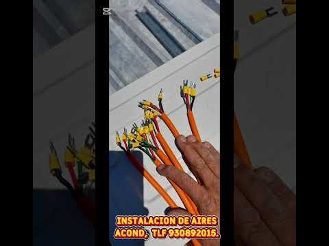 Instrucciones para instalar aires acondicionado. Multisplit