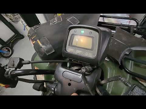 No Display Honda Rancher, Foreman, Rubicon- Temporary Fix