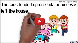 load up on (something)